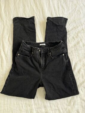 Good American High Rise Blsck Jeans